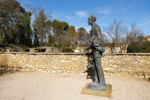 A statue of Vincent Van Gogh near Provence, France.