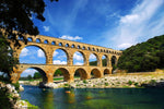 Load image into Gallery viewer, The Roman Pont du Gard aqueduct near Nimes, France.
