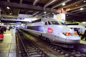 A TGV train bound for the Loire Valley.