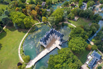 Load image into Gallery viewer, Chateau Azay-le-Rideau from the sky.
