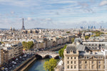 Load image into Gallery viewer, The skyline of Paris, France with the Eiffel Tower in the background.
