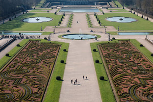 The gardens at Vaux Le Vicomte castle.