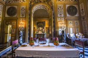 A dining room in Vaux Le Vicomte castle.