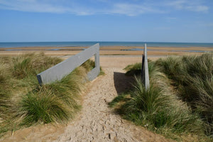 The entrance to Juno Beach at Courseulles-sur-Mer, France.