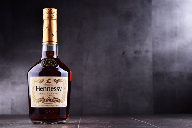 A bottle of Hennessy cognac.