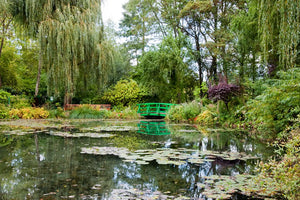 The bridge from across the pond in Giverny.