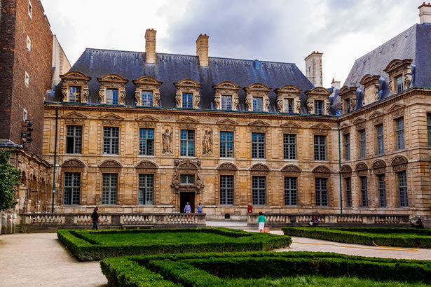 A classic building on the left bank in Paris.