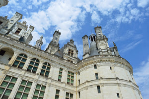 The exterior of Chambord castle.