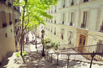 Load image into Gallery viewer, Steps on a hill near Montmartre church.
